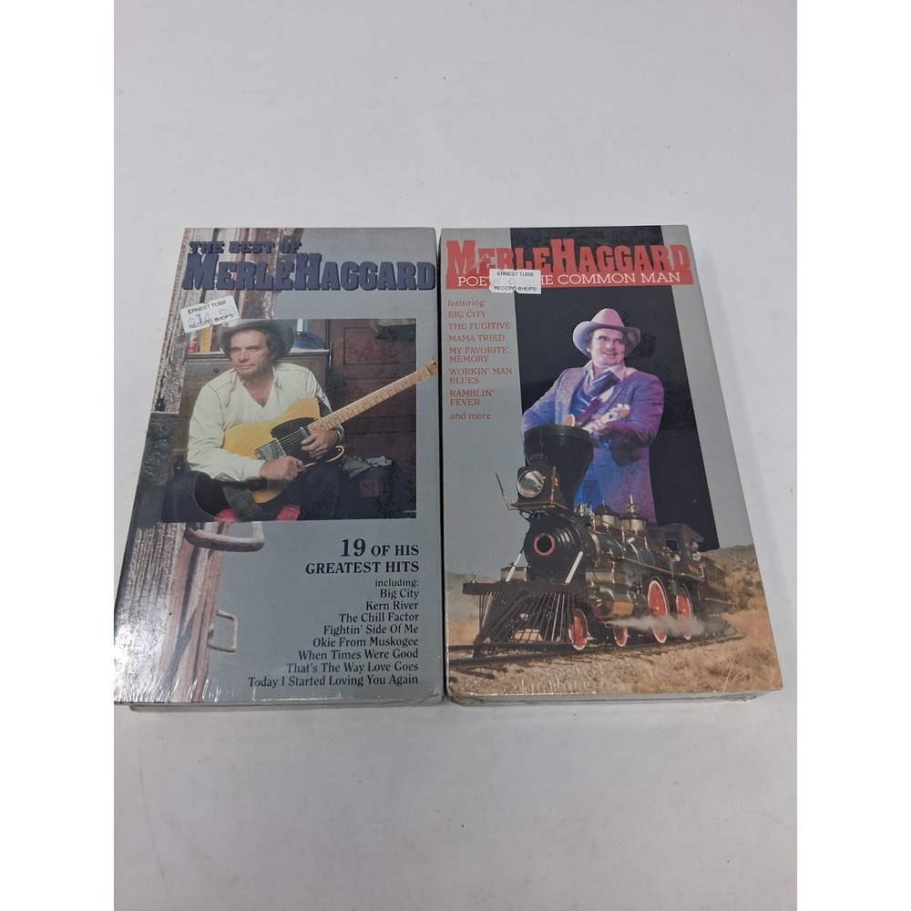 Merle Haggard - The Best of Merle Haggard And Poet Of The Common Man (VHS, 1989)